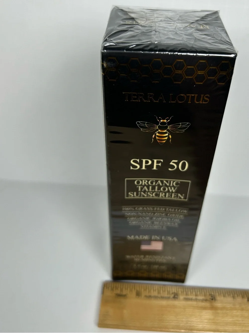 Terra Lotus SPF 50 Organic Tallow Sunscreen 5.0oz 148ml New Factory Sealed USA